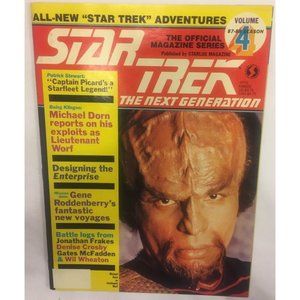 Vintage STAR TREK The Next Generation Magazine Vol 4 87-88 UNREAD NEW